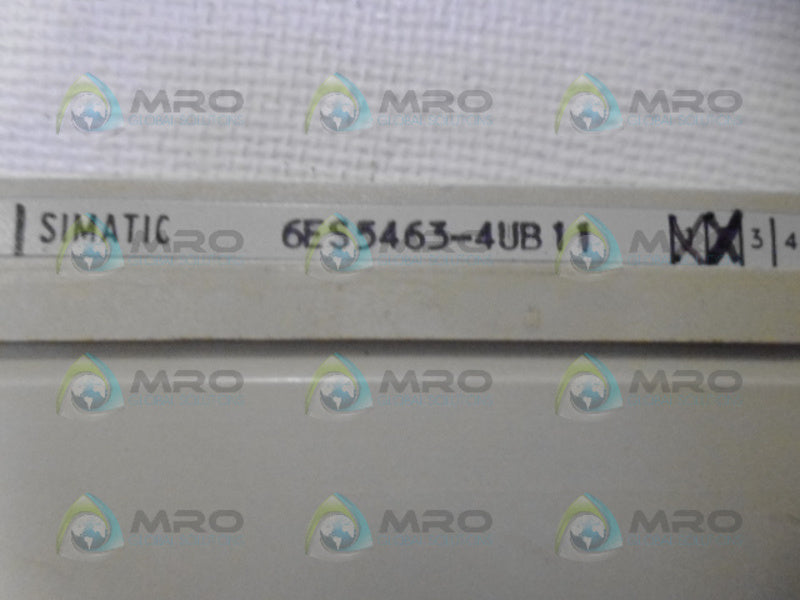 SIEMENS SIMATIC 6ES5463-4UB11 ANALOG MODULE UNMP