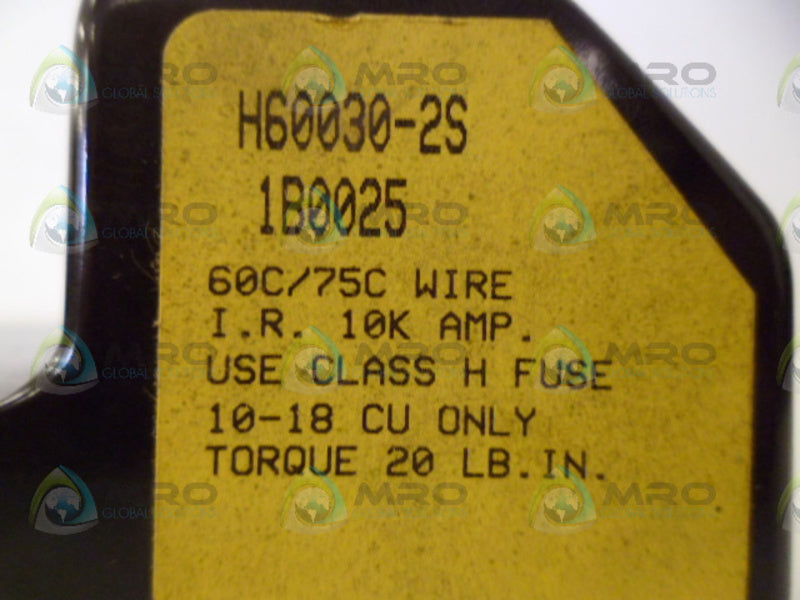 BUSS H60030-2S UNMP