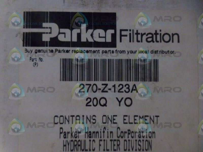 PARKER 270-Z-123A FILTER ELEMENT NSFS