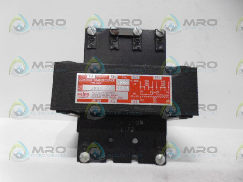 SOLA W200 CONTROL TRANSFORMER NSMP