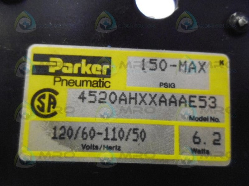 PARKER 4520AHXXAAAE53 PNEUMATIC VALVE  NSNP