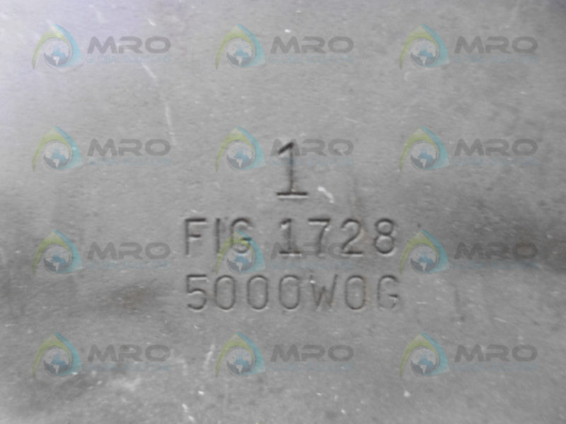 LUNKENHEIMER FIG 1728 5000 WOG SHUTOFF VALVE  NSNP