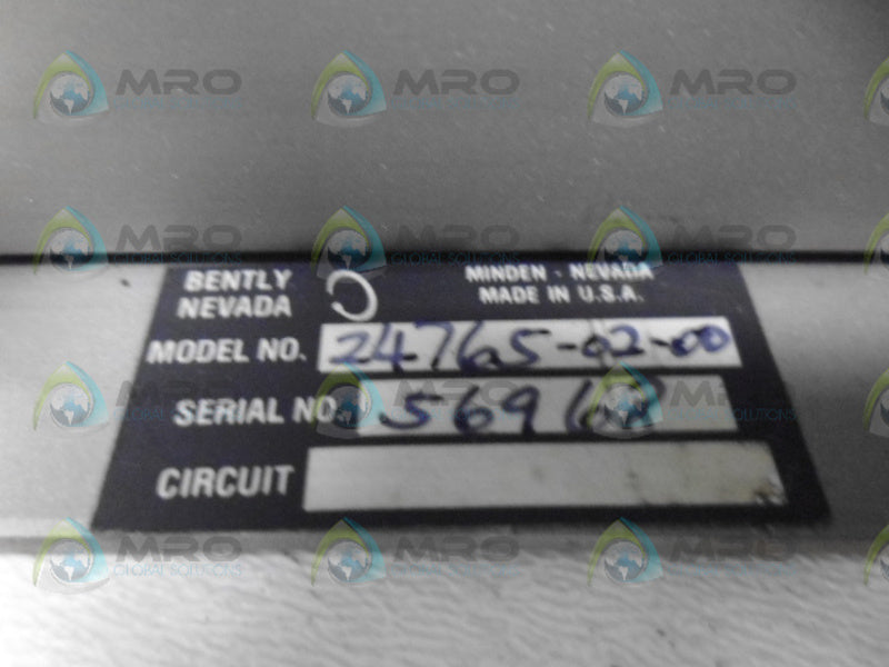 BENTLY NEVADA 24765-02-00 TRANSDUCER UNMP