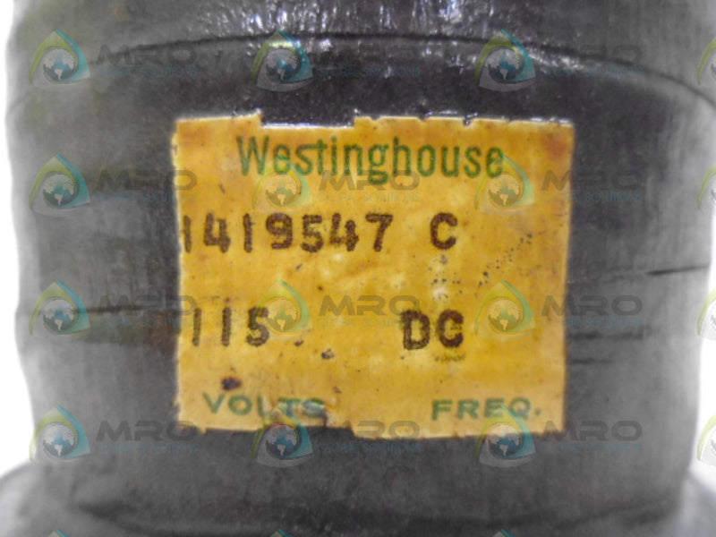 WESTINGHOUSE 1419547 C COIL UNMP