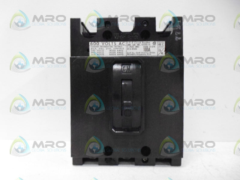 GOULD EF3-B100 CIRCUIT BREAKER NSMP