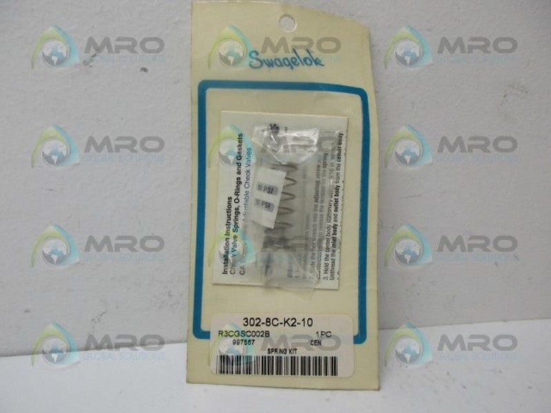 SWAGELOK 302-8C-K2-10 STAINLESS STEEL SPRING KIT NSMP