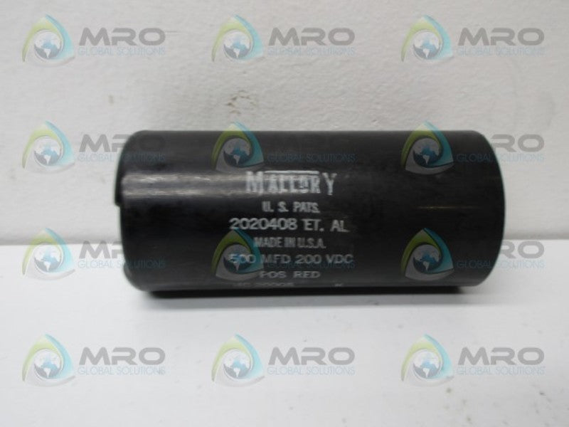 MALLORY HC-20005 CAPACITOR UNMP