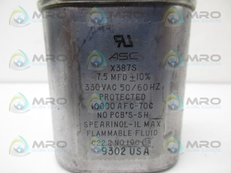 ASC X387S 7.5MFD UNMP