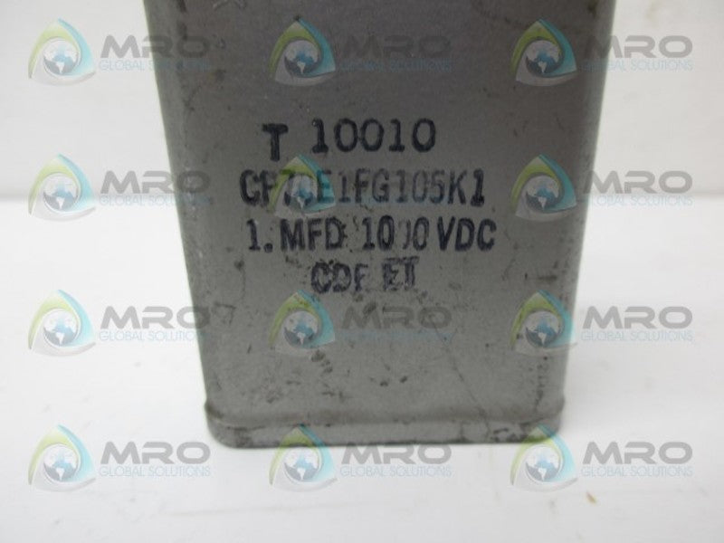 GENERAL ELECTRIC GP70EZFG105K1 PYRANOL CAPACITOR UNMP