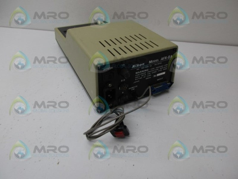 NIKON AFX-IIA MICROSCOPE EXPOSURE CONTROL WITH REMOTE AND CABLE UNMP