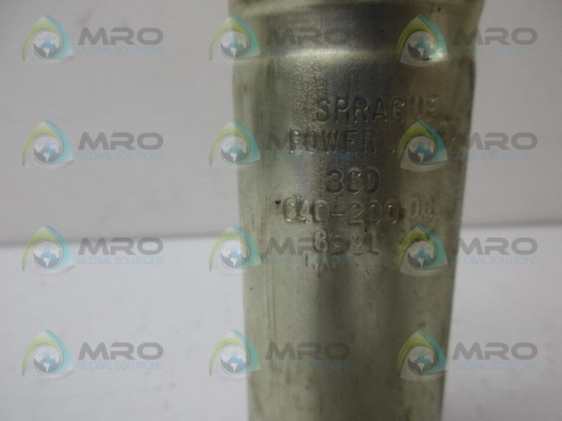 SPRAGUE 640-200DC CAPACITOR UNMP