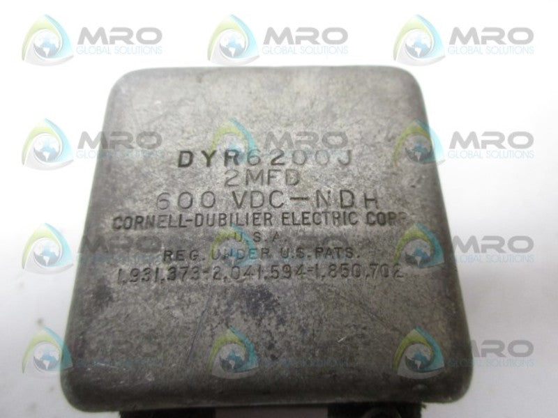 CORNELL DUBILIER DYR6200 OIL CAN CAPACITOR UNMP