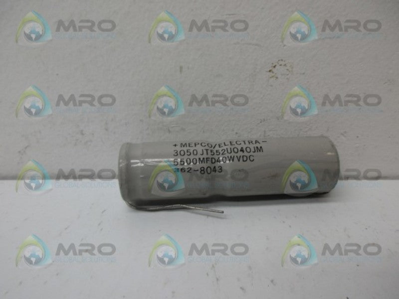 MEPCO/ELECTRA 3050JT552U040JM CAPACITOR UNMP