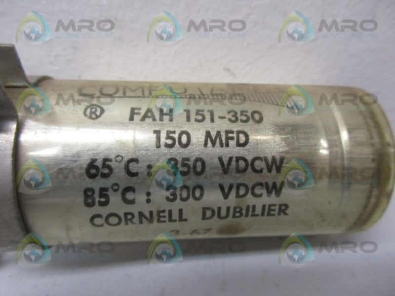 CORNELL FAH151-350 CAPACITOR UNMP