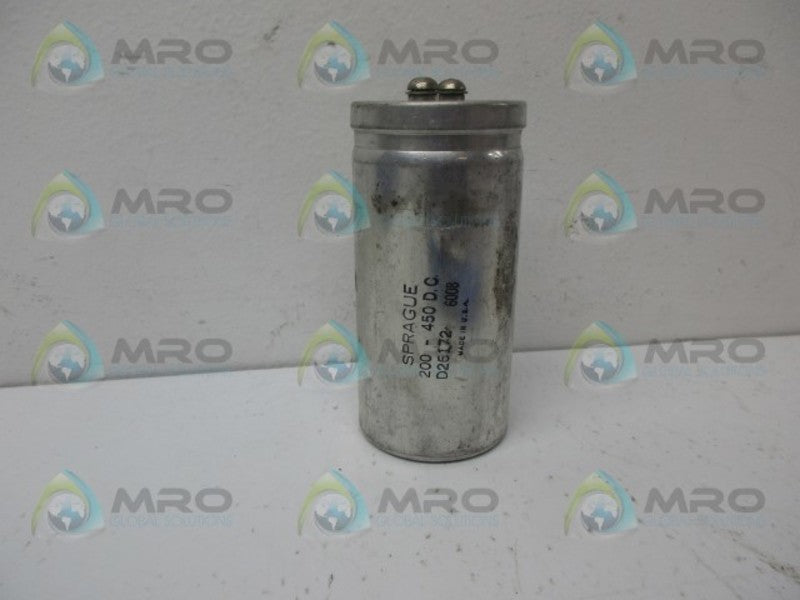 SPARGUE D26172 CAPACITOR UNMP