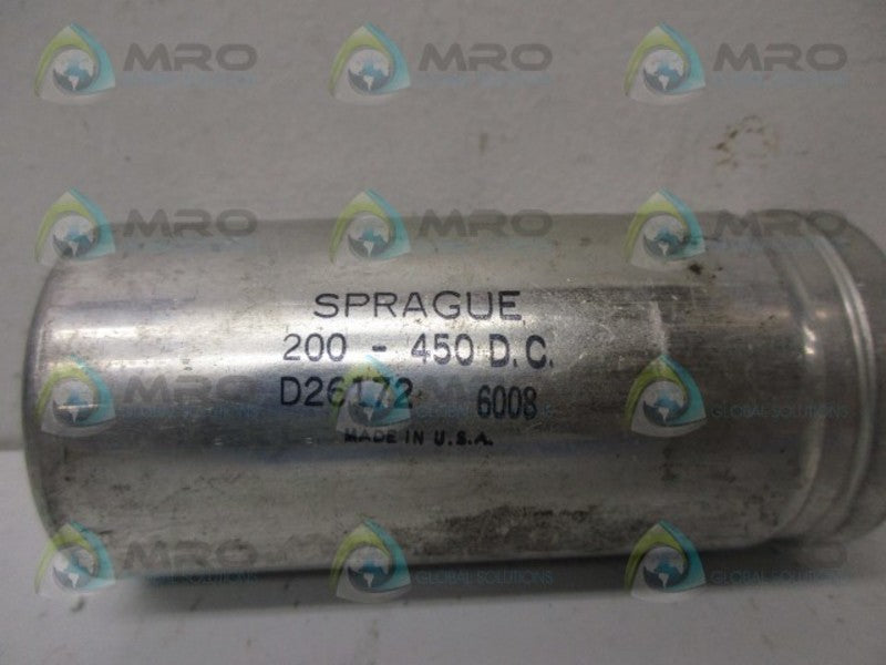 SPARGUE D26172 CAPACITOR UNMP