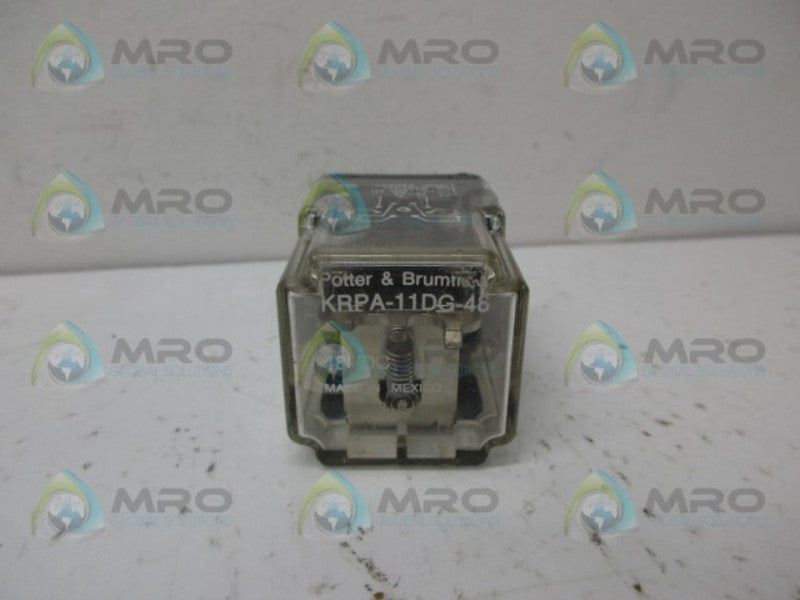 POTTER & BRUMFIELD KRPA-11DG-48 RELAY 48VDC UNMP
