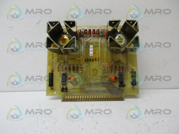 HUNKAR LAB. 61206-02 DUAL REGULATOR BOARD UNMP
