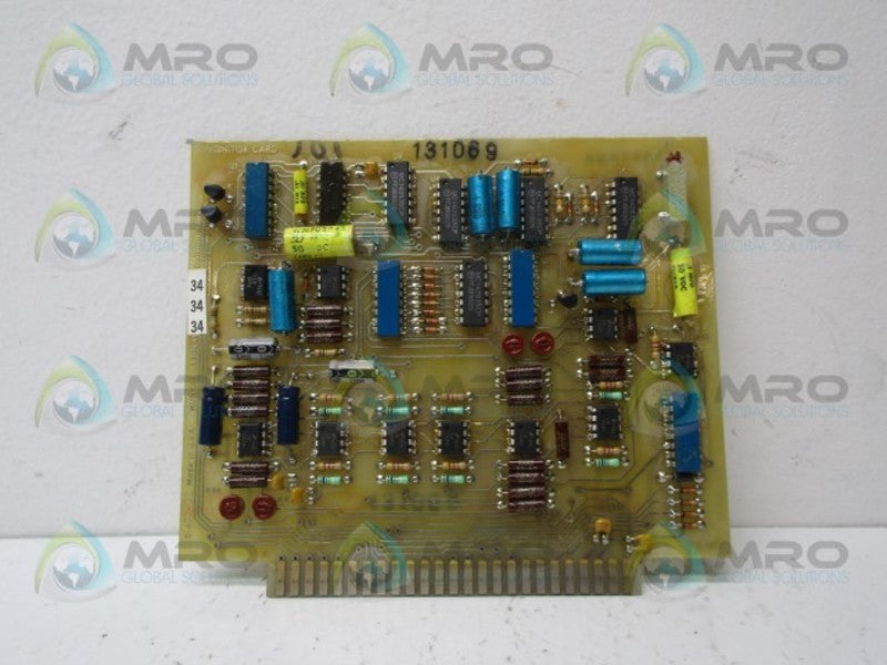 HUNKER LAB. 61402-02 MONITOR CARD UNMP