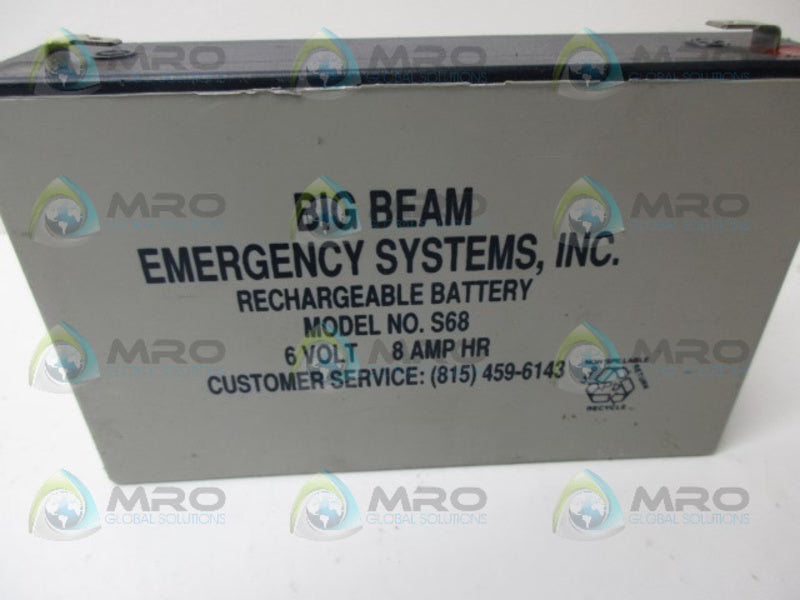 BIG BEAM S68 BATTERY UNMP