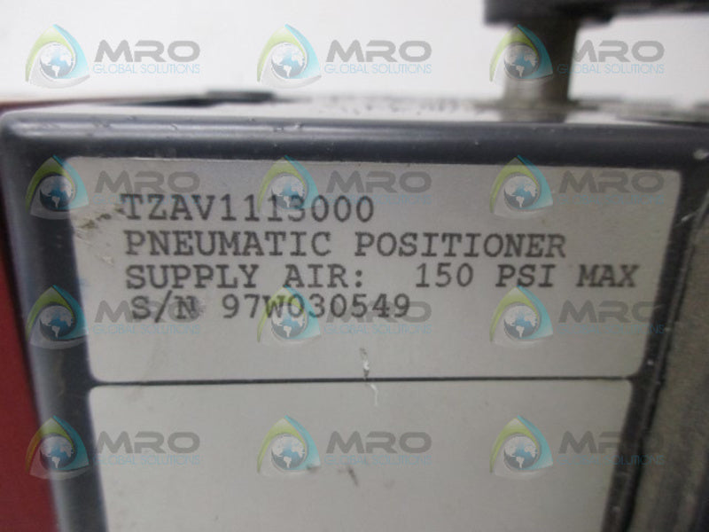 SENSYCON TZAV1113000 PNEUMATIC POSITIONER UNMP