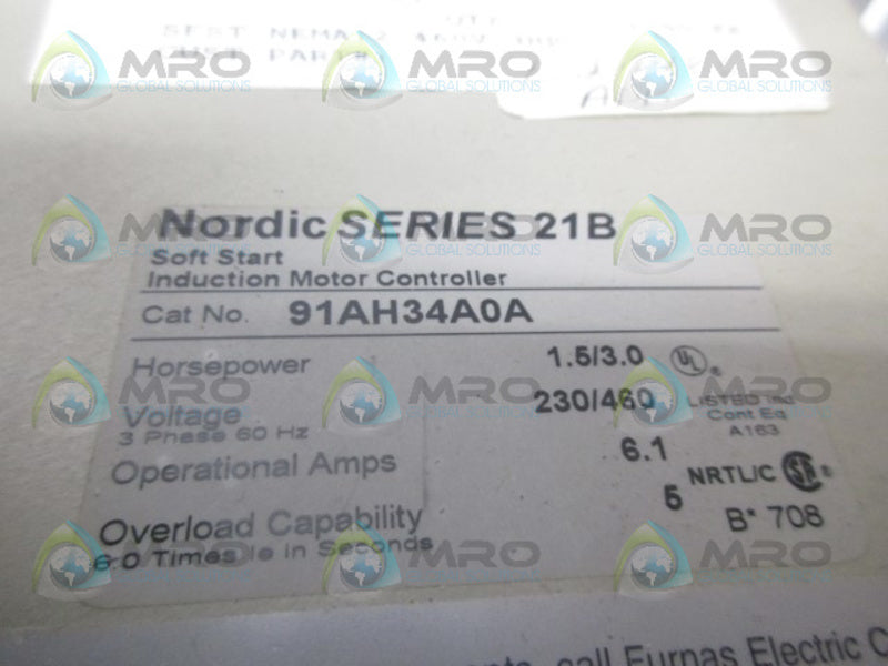 NORDIC 91AH34A0A MOTOR CONTROLER UNMP