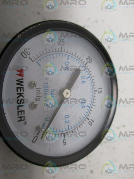 WEKSLER 100XKPA GAUGE UNMP