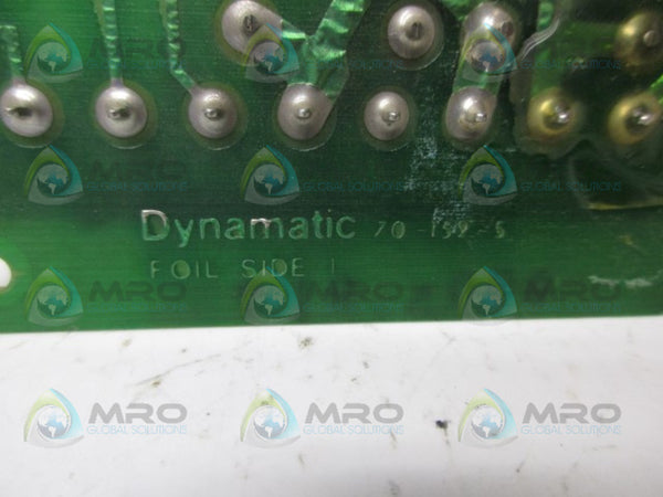 DYNAMATIC 70-159-5 CIRCUIT BOARD UNMP