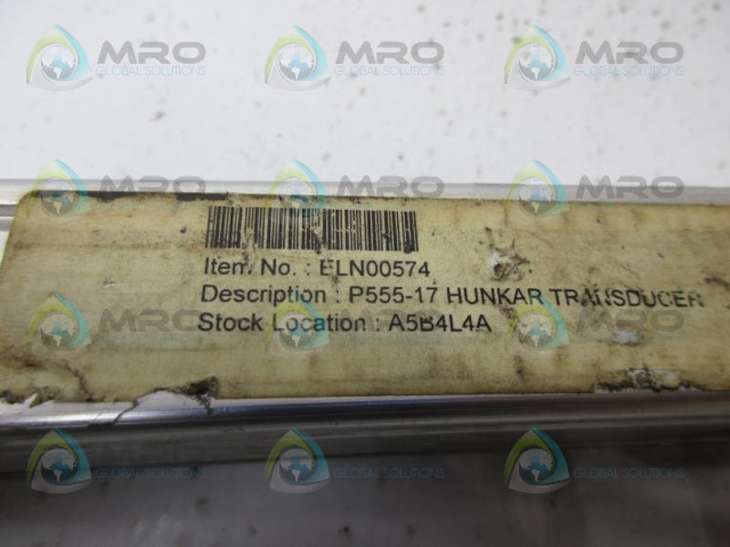 HUNKAR LAB. P555-11 TRANSDUCER UNMP