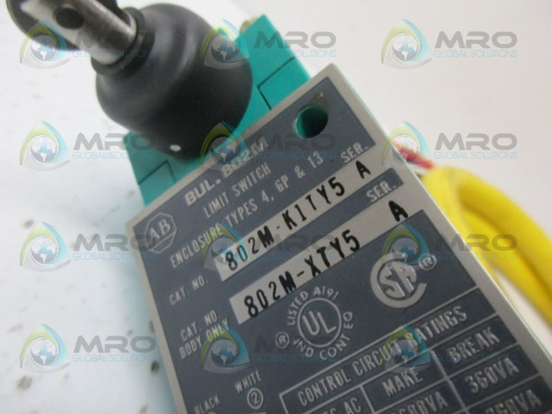 INDUSTRIAL SPARE PART 802M-K1TY5 SER.A LIMIT SWITCH UNMP