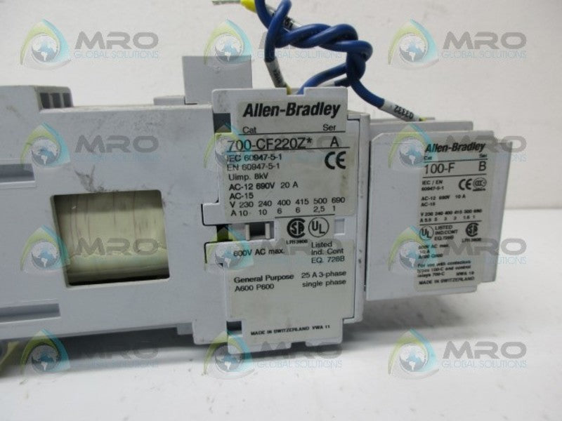 INDUSTRIAL SPARE PART 700-CF220Z SER.A CONTACTOR UNMP