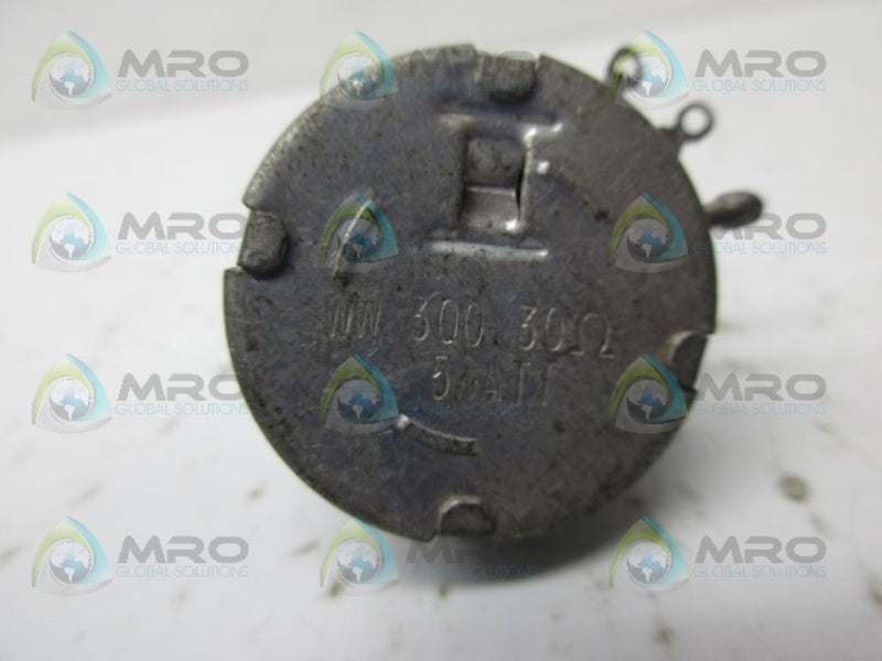 CENTRALAB WW 300 30 POTENTIOMETER UNMP