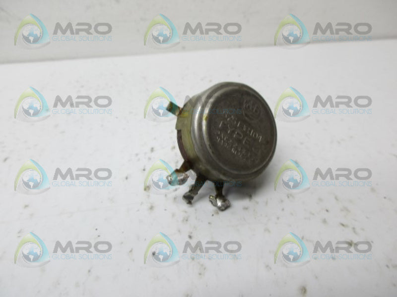 INDUSTRIAL SPARE PART 575138104 POTENTIOMETER UNMP