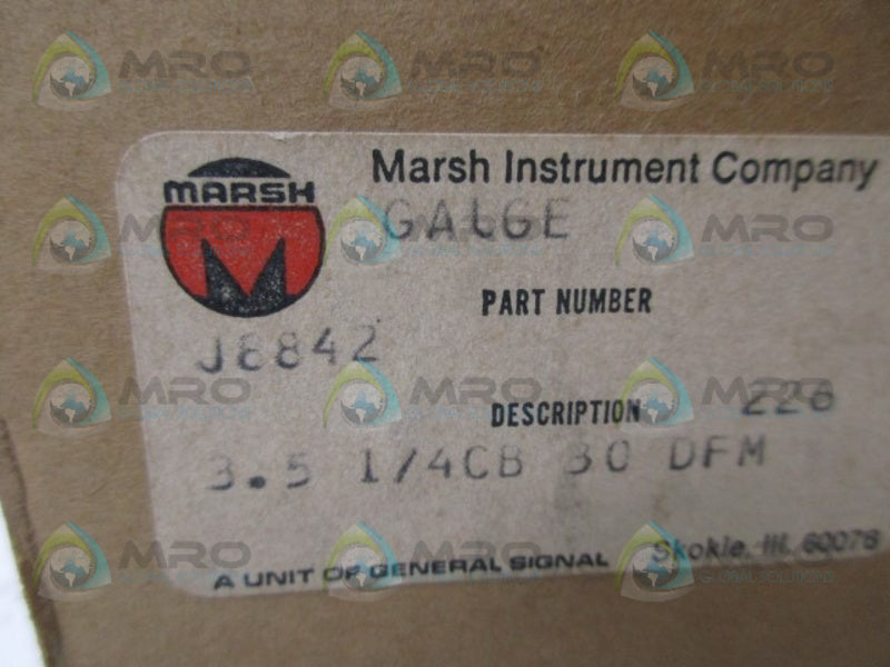 MARSH J8842 GAUGE NSMP