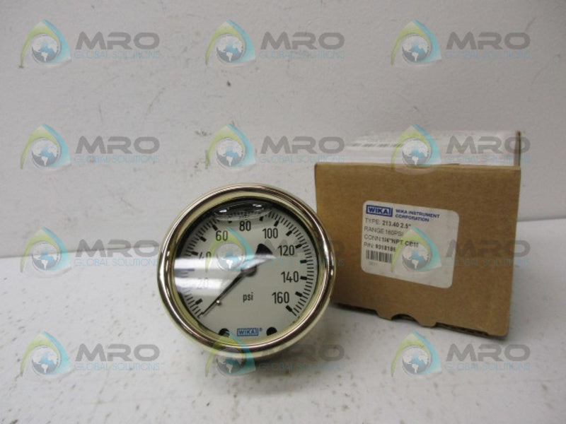 WIKA 9318186 PRESSURE GAUGE NSMP