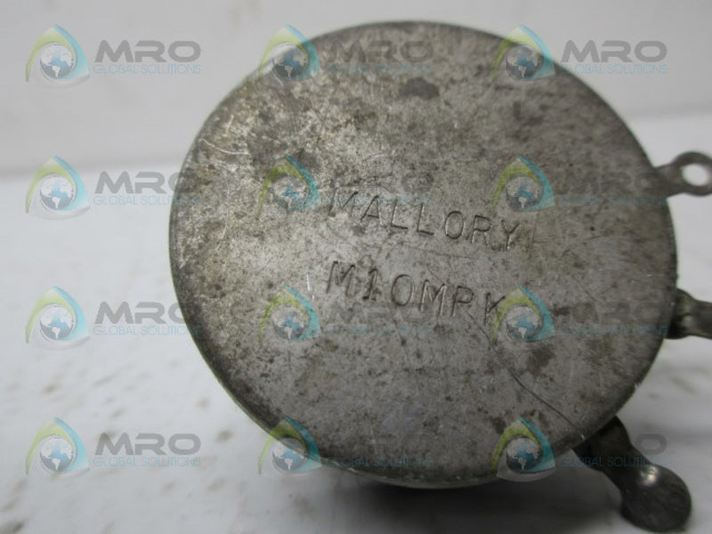 MALLORY M10MPK POTENTIOMETER UNMP