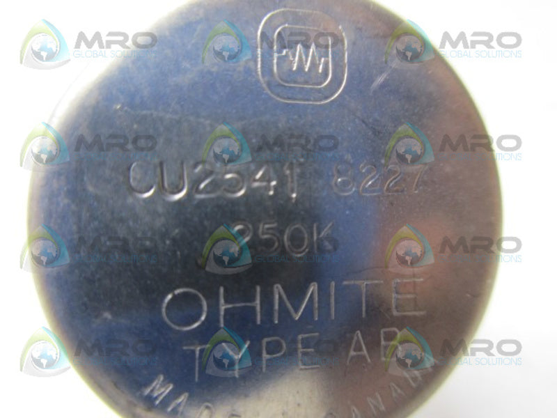 OHMITE CU2541 8227 POTENTIOMETER UNMP