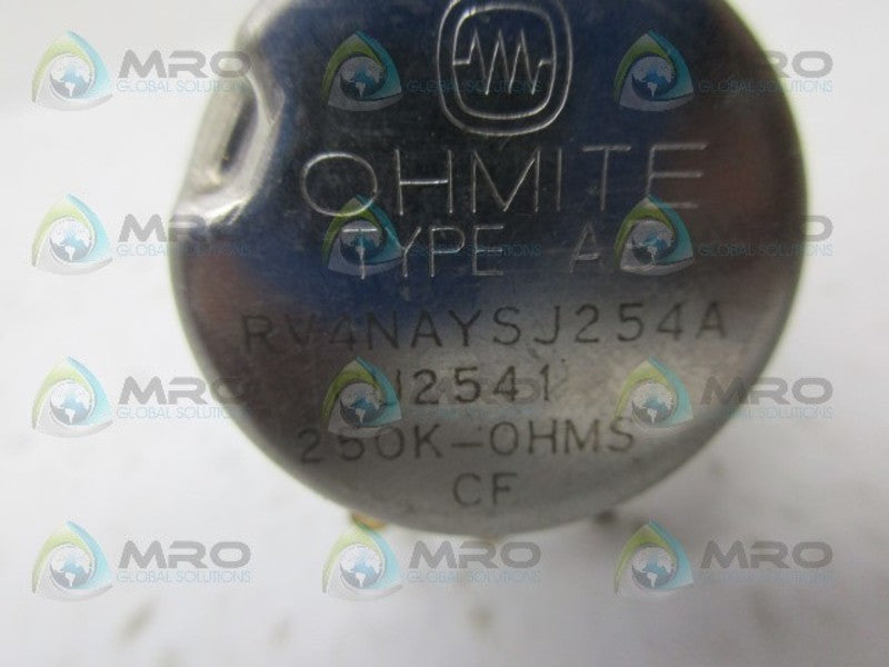 OHMITE RV4NAYSJ254A POTENTIOMETER UNMP