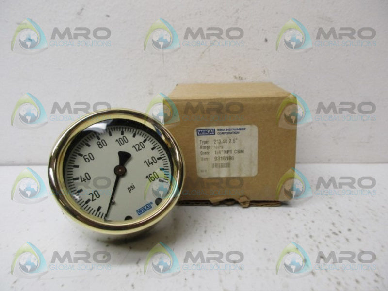 WIKA 9318186 PRESSURE GAUGE NSMP