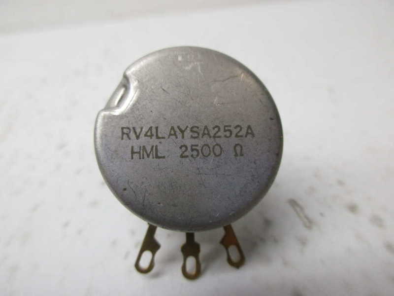 CENTRALAB RV4LAYSA252A POTENTIOMETER UNMP