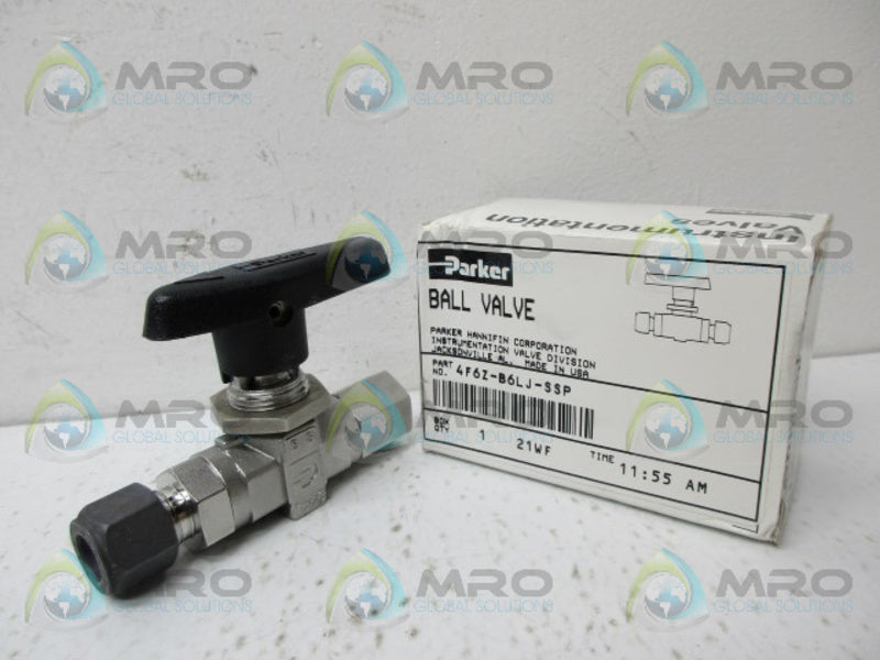 PARKER 4F62-B6LJ-SSP BALL VALVE NSMP