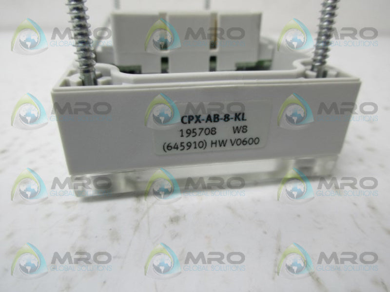FESTO CPX-AB-8-KL CONNECTOR BLOCK NSNP