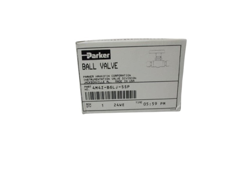 PARKER 4M4Z-B6LJ-SSP BALL VALVE NSMP