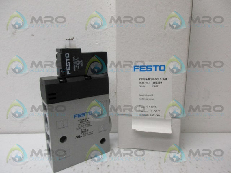 FESTO CPE24-M1H-3OLS-38 SOLENOID VALVE NSMP