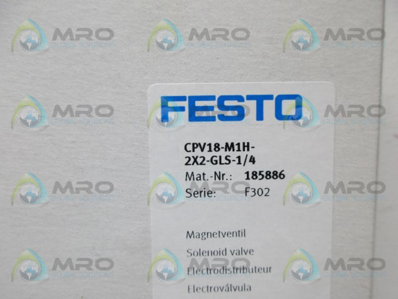 FESTO CPV18-M1H-2X2-GLS-1/4 SOLENOID VALVE NSMP