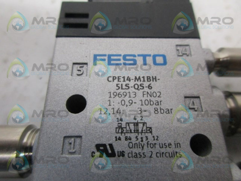 FESTO CPE14-M1BH-51S-QS-6 SOLENOID VALVE NSMP