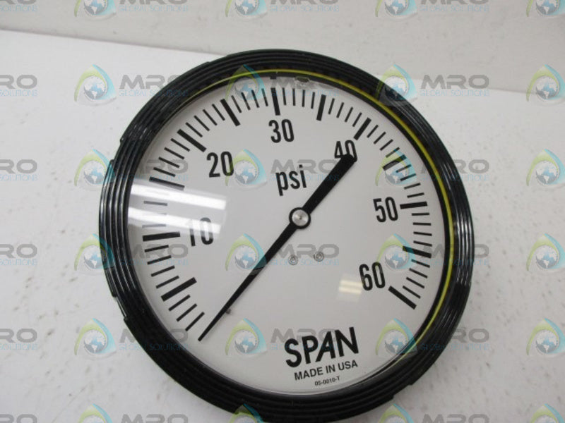 SPAN LFC412-60-PSI-G GENERAL PUPOSE PRESSURE GAUGE NSNP