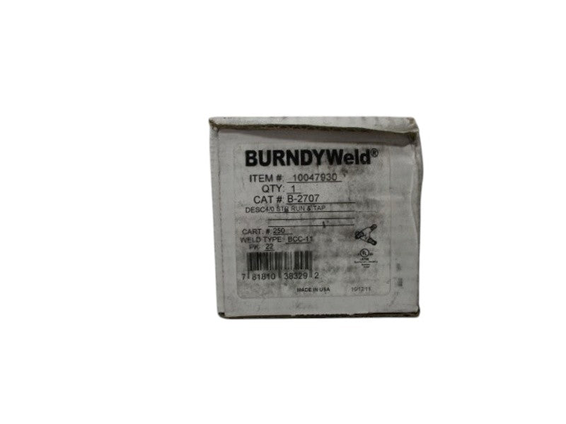 BURNDY B-2707 WELD MOLD CONNECTOR NSMP