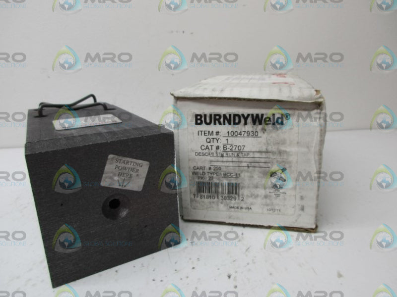 BURNDY B-2707 WELD MOLD CONNECTOR NSMP