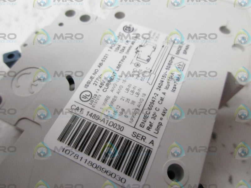 ALLEN BRADLEY 1489-A1D030 SER A  NSNP